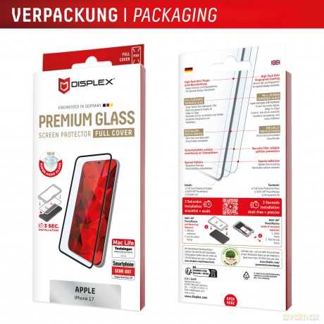 DISPLEX Premium Glass MM Apple iPhone 17