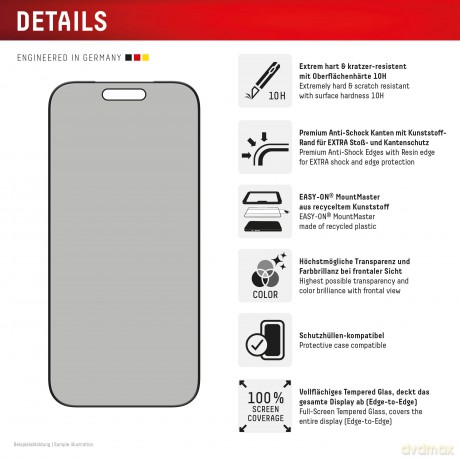 DISPLEX Privacy Glass MM Apple iPhone 17