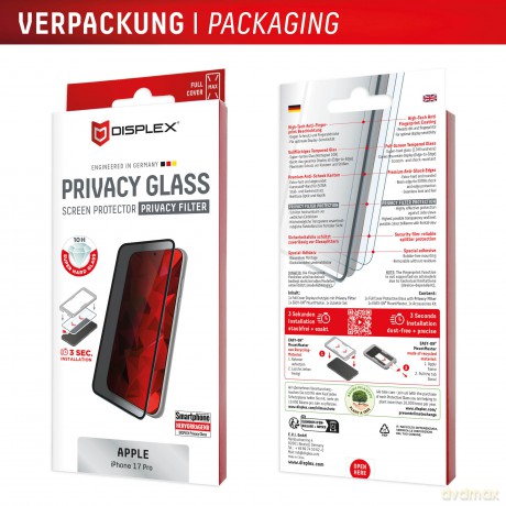 DISPLEX Privacy Glass MM Apple iPhone 17