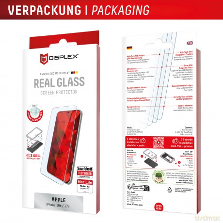 DISPLEX Real Glass MM Apple iPhone 16e/1