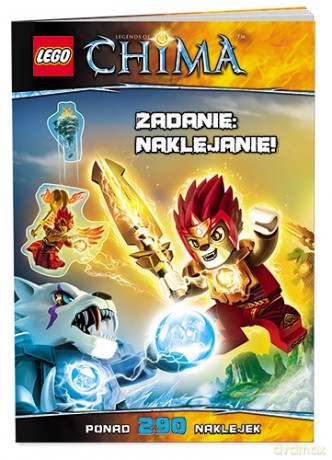 Lego Chima Zadanie Naklejanie [KSIĄŻKA]