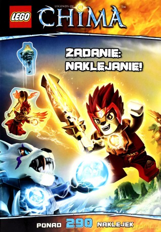 Lego Chima Zadanie Naklejanie [KSIĄŻKA]