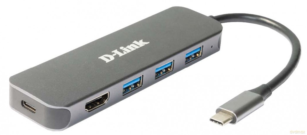 D-Link DUB-2333 5-in-1 USB-C Hub mit HD