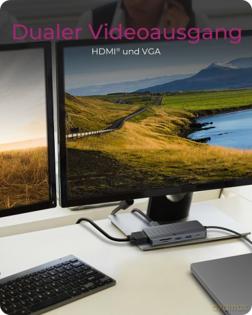 Dockingstation IcyBox PD 10 in 1 1xHDMI