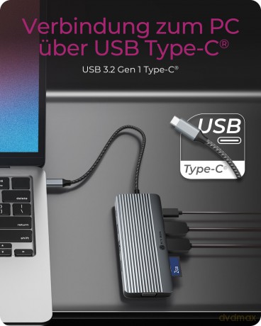 Dockingstation IcyBox PD 10 in 1 1xHDMI
