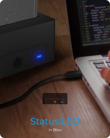 Dockingstation IcyBox USB3.2 Gen1 2,5"/