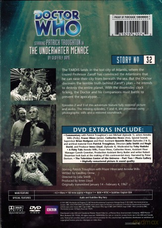 Doctor Who: The Underwater Menace [DVD]