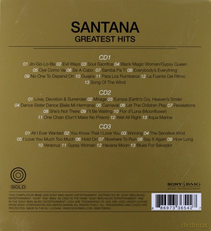 Santana: Gold - Greatest Hits (steel box) [3CD]