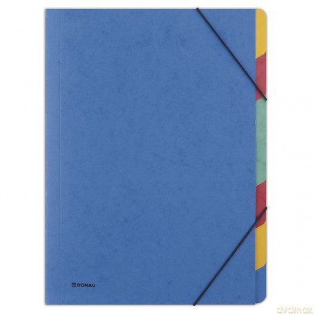 DONAU Ordnungsmappe 7 Fcher blau