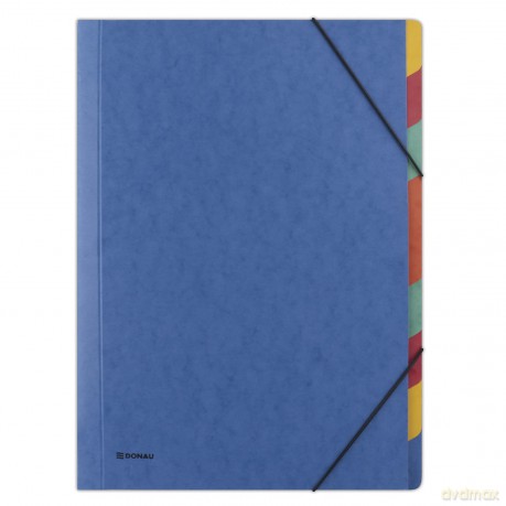 DONAU Ordnungsmappe 9 Fcher blau