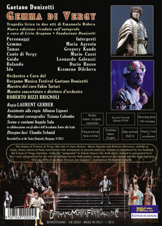 Donizetti - Gemma Di Vergy [DVD]