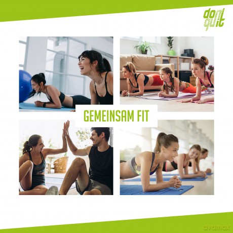 don't quit Fitness Kartenspiel