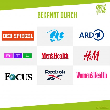 don't quit Fitness Kartenspiel