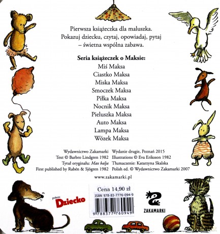 Miska Maksa Kartonowa - Barbro Lindgren, Eva Eriksson [KSIĄŻKA]