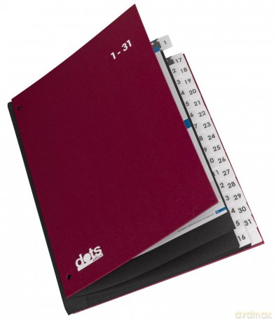 Dots Pultordner 1-31 rot