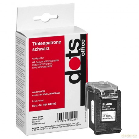 Dots Tinte ersetzt HP 304XL BK