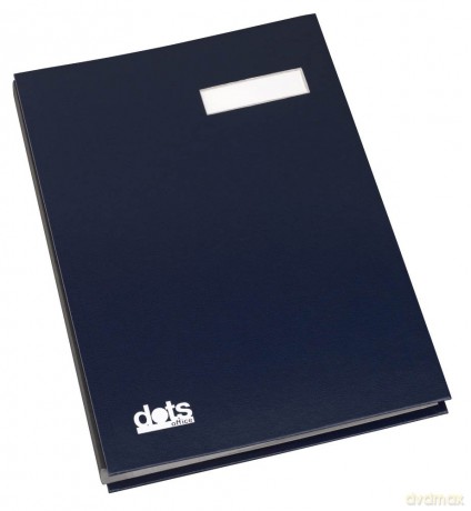 Dots Unterschr.Mappe blau