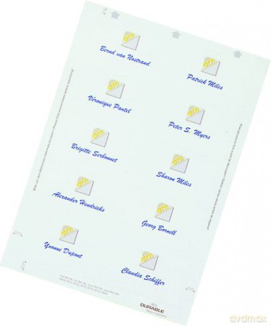 Durable: Dp Einsteckschild 17x67 600 St