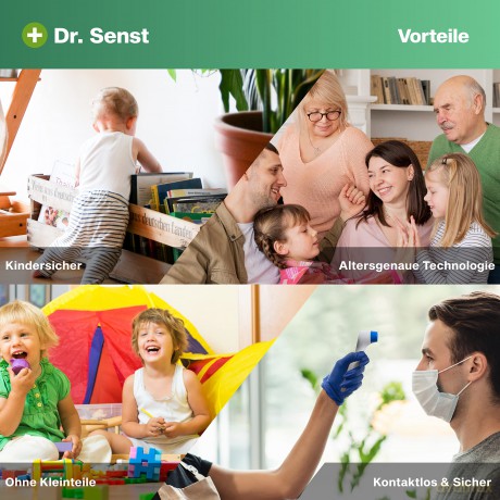 Dr. Senst Infrarot-Stirnthermometer wei