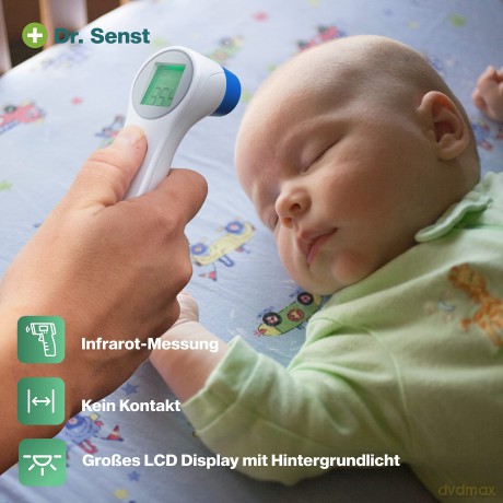 Dr. Senst Infrarot-Stirnthermometer wei