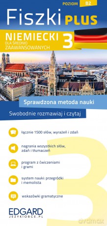 Niemiecki Fiszki PLUS dla średnio zaawansowanych 3 [KSIĄŻKA]