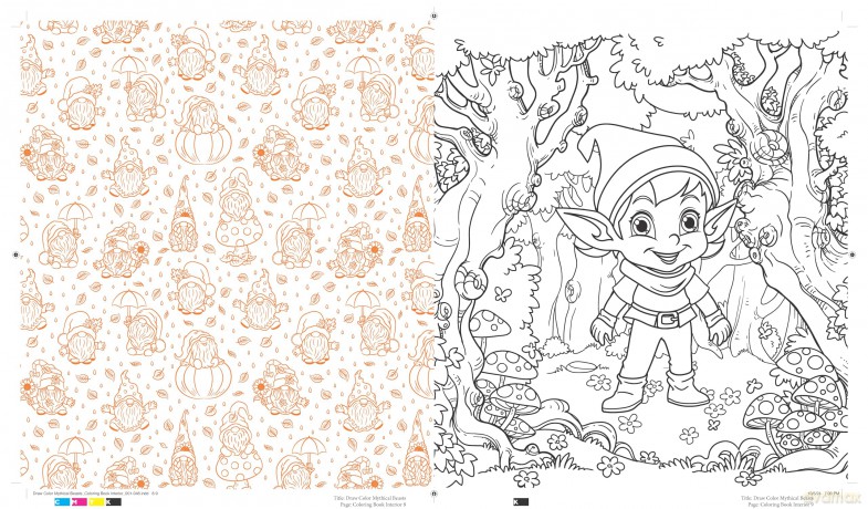 Draw and Color Chibi Mythical Beasts Kit [KSIĄŻKA]