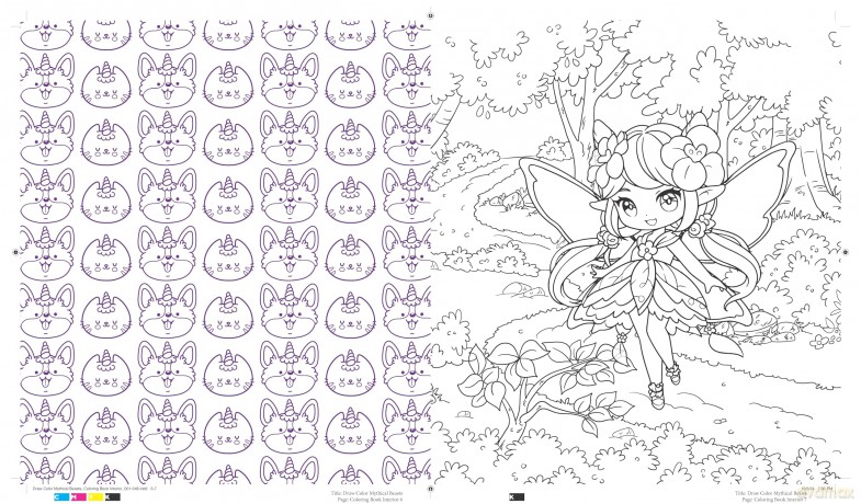 Draw and Color Chibi Mythical Beasts Kit [KSIĄŻKA]