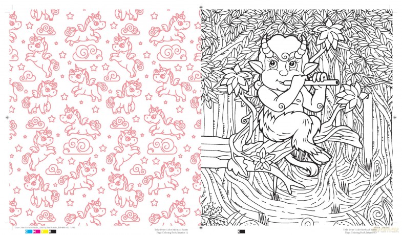 Draw and Color Chibi Mythical Beasts Kit [KSIĄŻKA]