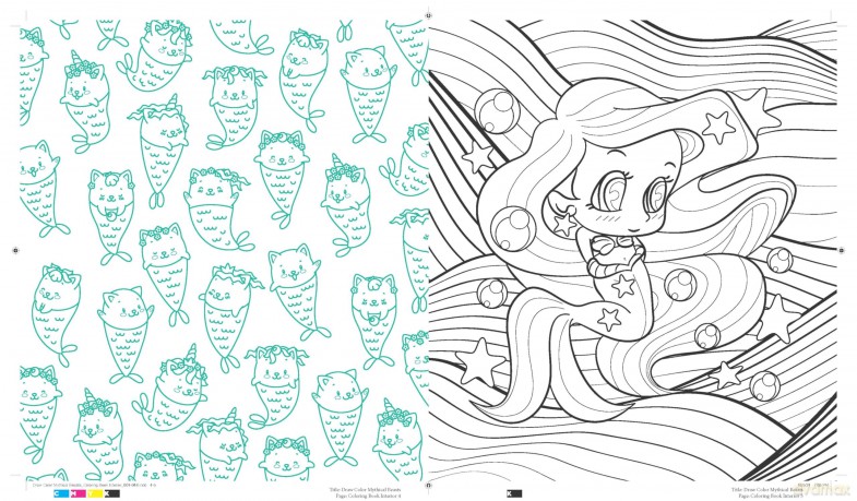 Draw and Color Chibi Mythical Beasts Kit [KSIĄŻKA]