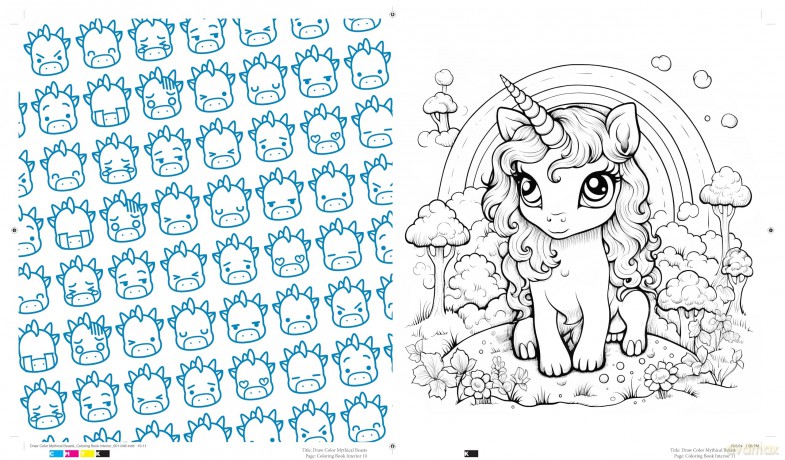 Draw and Color Chibi Mythical Beasts Kit [KSIĄŻKA]
