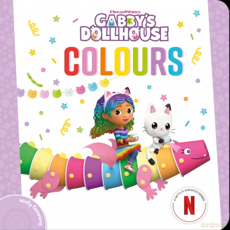 DreamWorks Gabbys Dollhouse First Learning Colours [KSIĄŻKA]