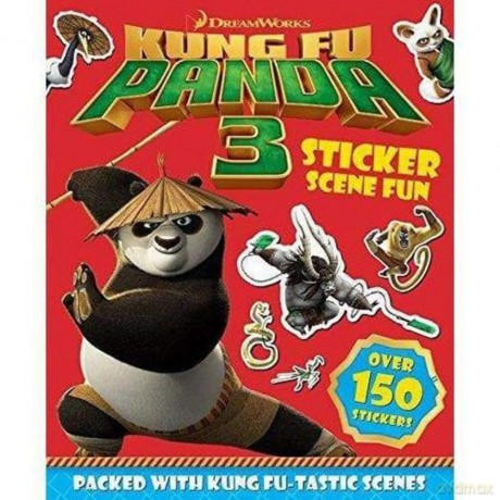 Dreamworks Kung Fu Panda 3 Sticker Scene Fun [KSIĄŻKA]