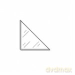 Dreieckstasche 100x100/100 St