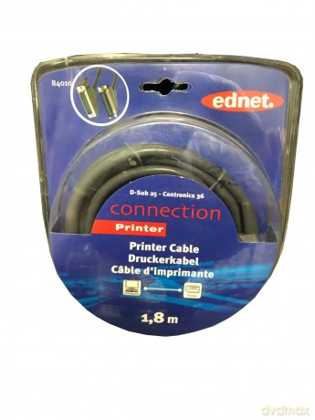 Ednet: Druckerkabel Hq 1,8m