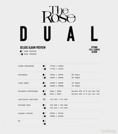 Rose: Dual - Deluxe Box Album - Dusk Version [CD]