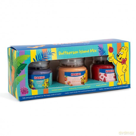 Duftkerze Haribo Island 3er Set