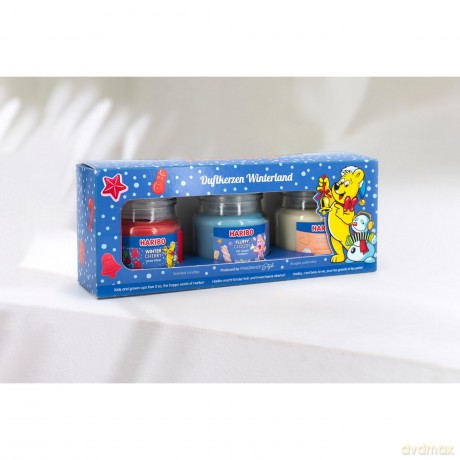 Duftkerze Haribo Winterland 3er Set