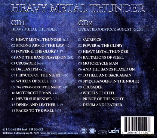 Saxon: Heavy Metal Thunder [2CD]