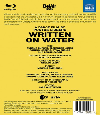 Dupont/Jones/Svensson-Levin:Written On Water [Blu-Ray]