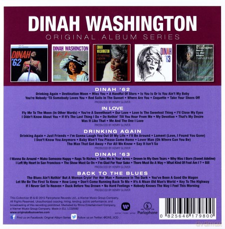 Dinah '62: Original Album Series [5CD]