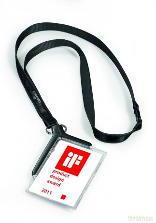 Durable: DURABLE Ausweishalter mit Textilband tr
