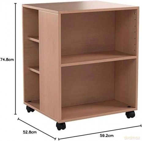 Durable: DURABLE Bźrowagen buche 3 Ebenen 52,8 x