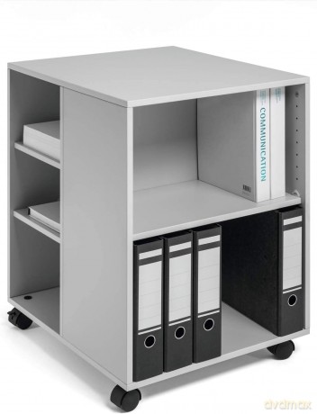 Durable: DURABLE Bźrowagen grau 3 Ebenen 52,8 x 5