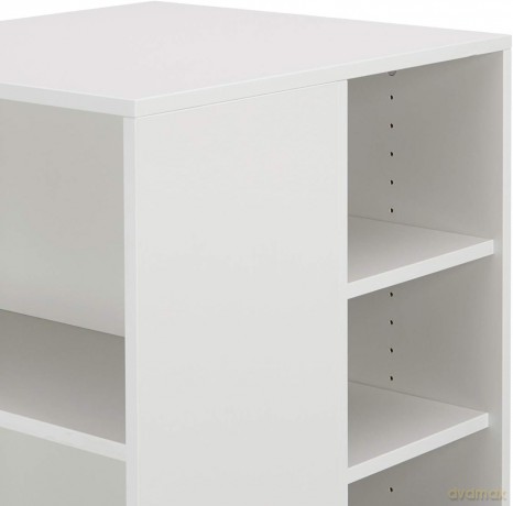 Durable: DURABLE Bźrowagen grau 3 Ebenen 52,8 x 5