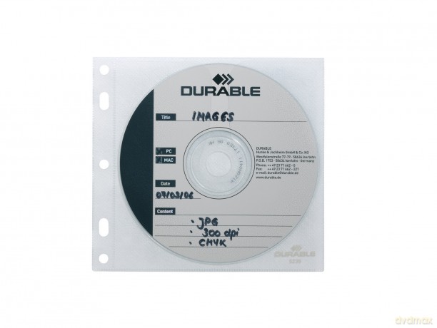DURABLE CD/DVD Cover File 10er