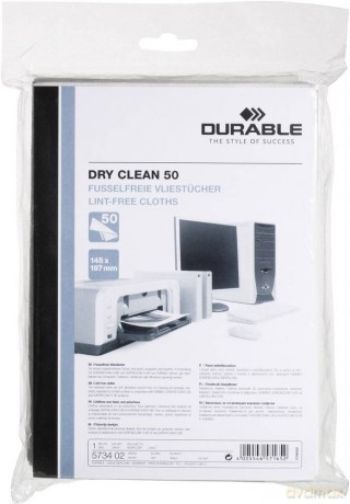 DURABLE DRY CLEAN 50 Reinigungstźcher 50