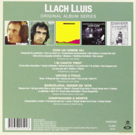 Lluis Llach: Original Album Series [5CD]