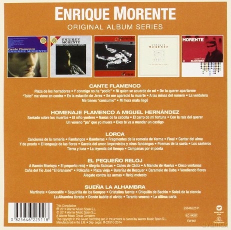 Enrique Morente: Original Album Series [5CD]