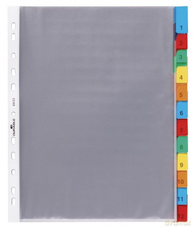 Durable: DURABLE Hźllenregister 12tlg