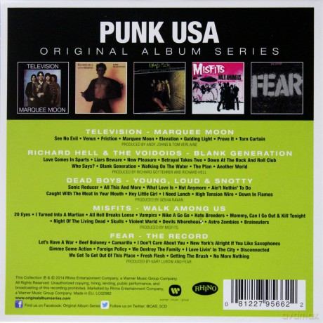 Punk Usa: Original Album Series [BOX] [5CD]